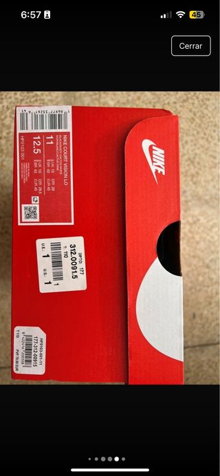 Zapatillas Nike Court 45, turquesa, negra y blanco