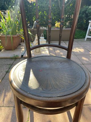 Sedie antiche legno fine '800