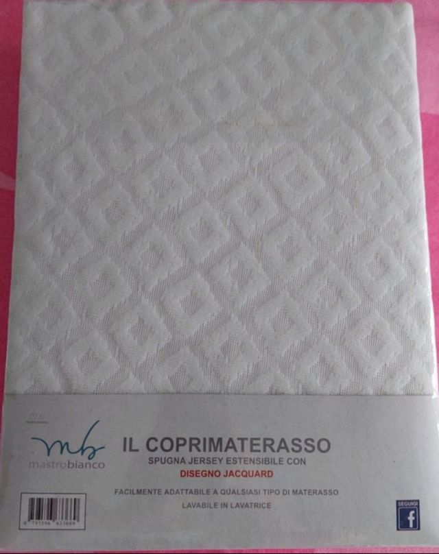 Coprimaterasso Matrimoniale Mastrobianco    