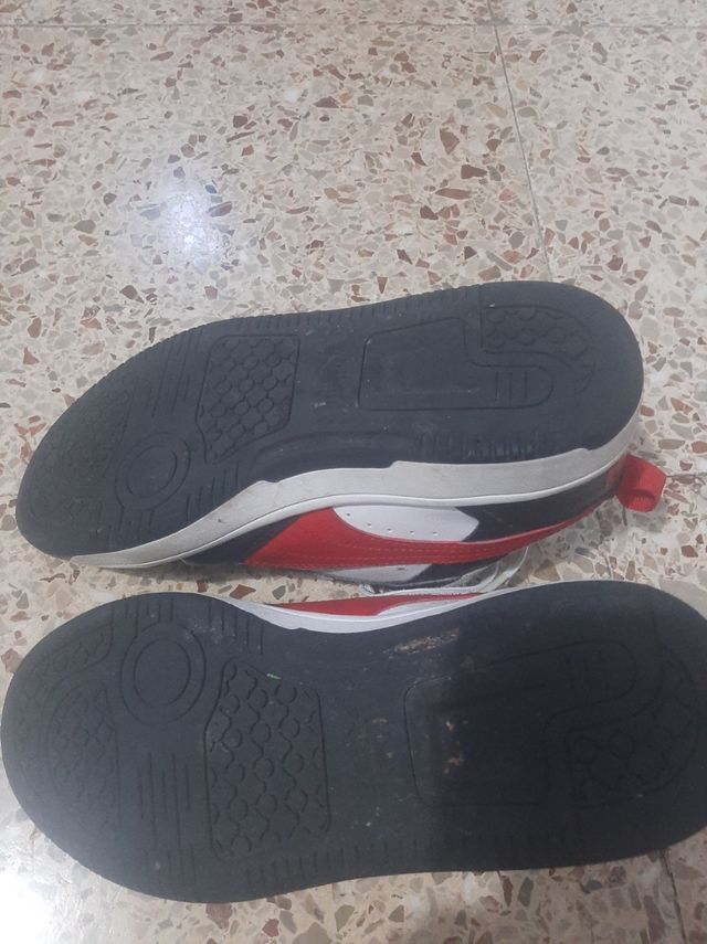 Tenis Puma niño - blancos y negros