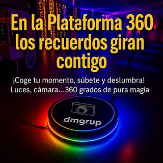 Pack fotomatón y plataforma 360