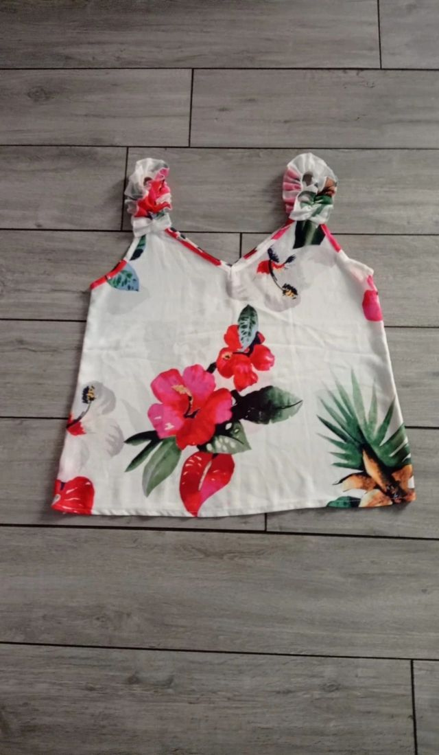 Canotta estiva floreale