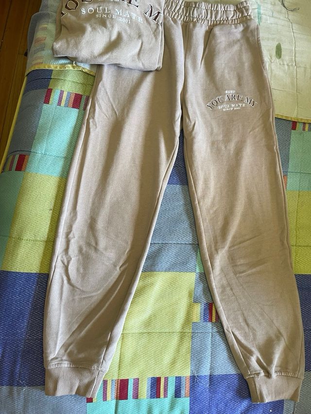 Chándal beige - Algodón