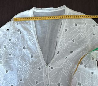Blusa bianca cotone estiva