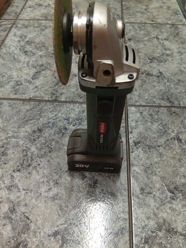 Amoladora angular 20V - bateria