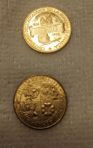 14 Monete 200 Lire Italia