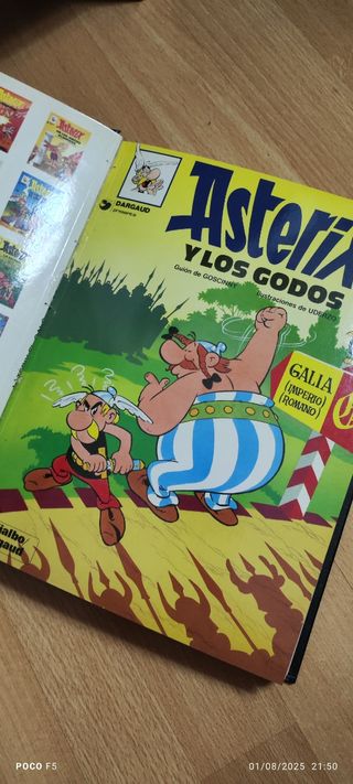 Asterix 25 tomos Completa Encuadernada Luxe