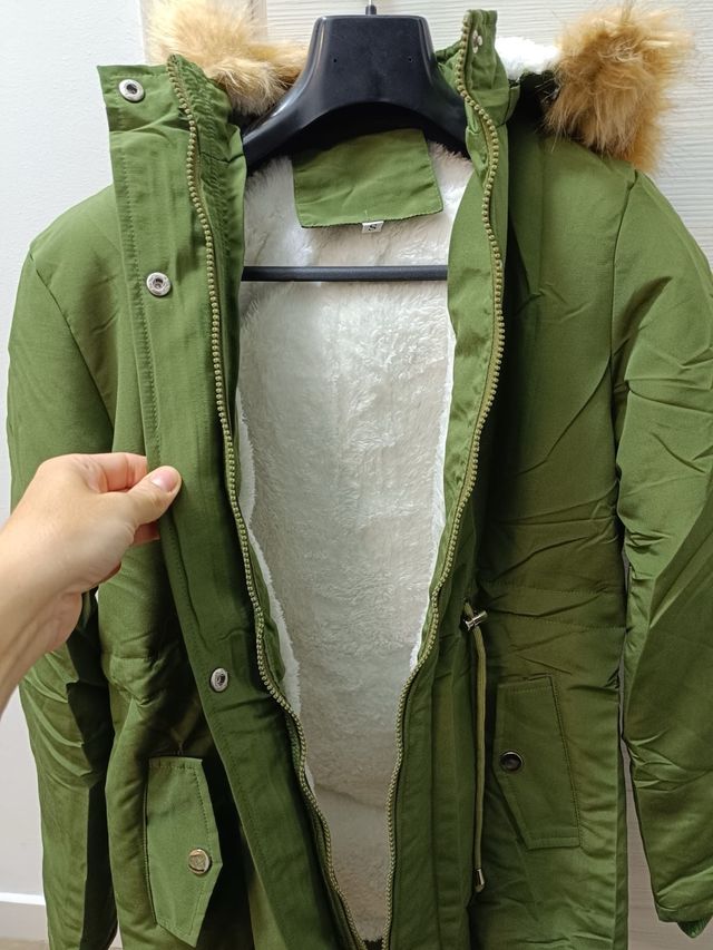 Giacca Invernale Verde Donna