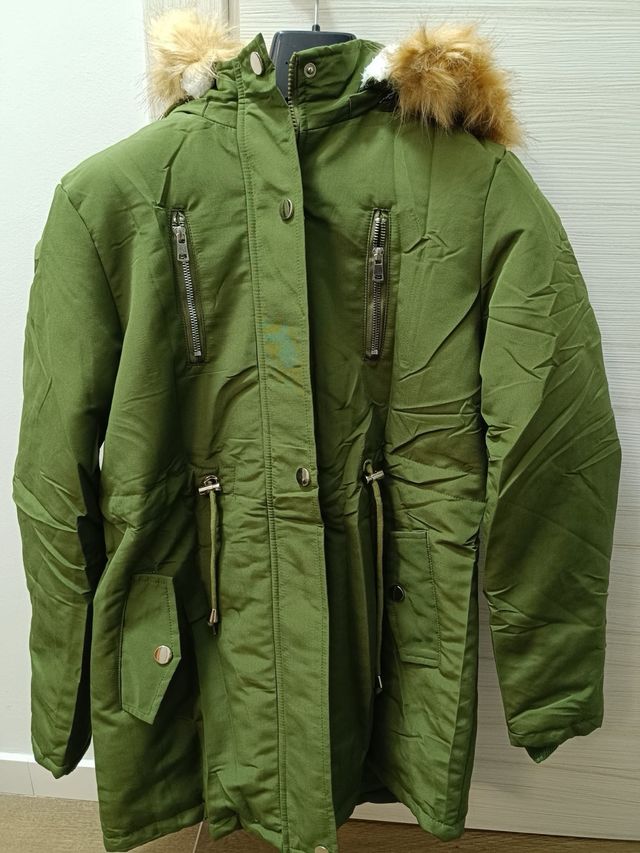 Giacca Invernale Verde Donna