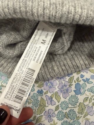 Gorro lana gris Stradivarius