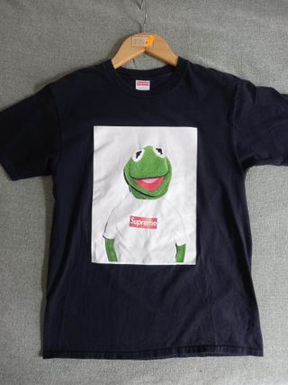 Camiseta Supreme - Kermit the Frog, negra