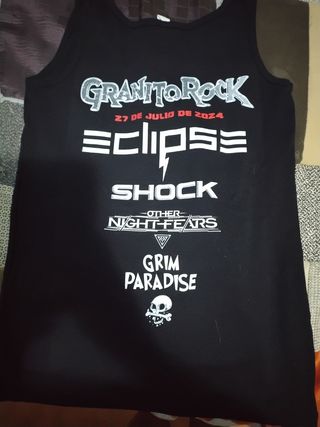 Camiseta Granito Rock XL Negra