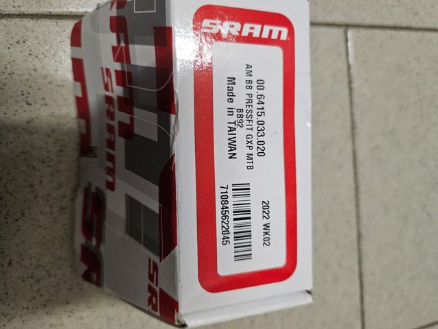 Sram Pressfit GXP BB92 - MTB