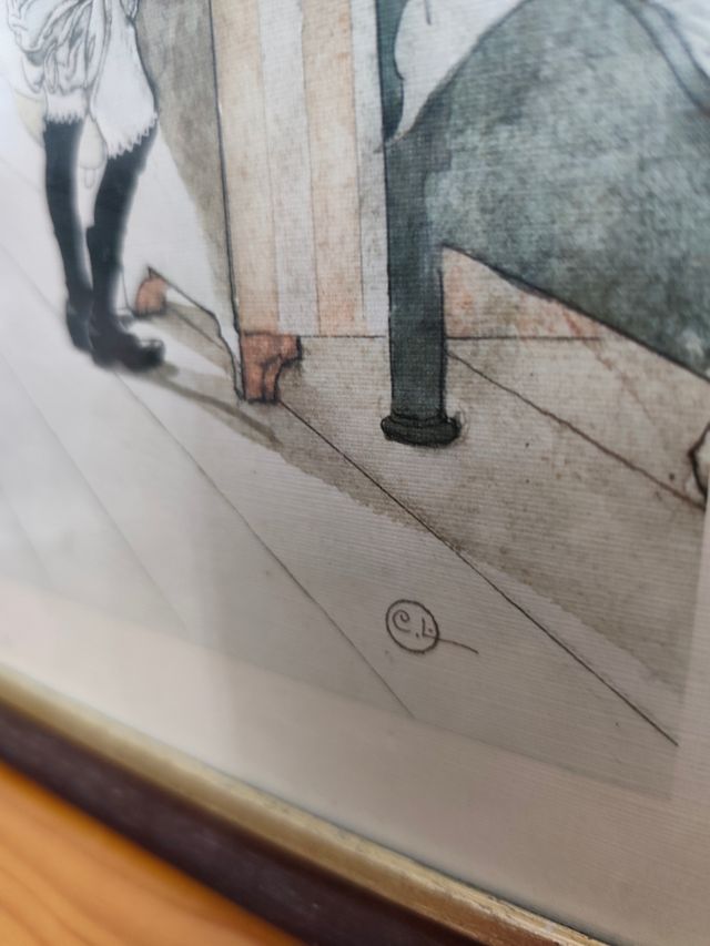 Pintura infantil vintage