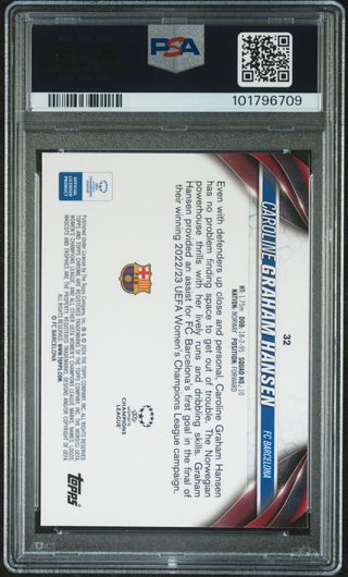 Cromo Caroline Graham Hansen PSA 10