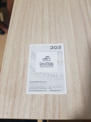 Carta Panini Giro d'Italia 2025 #203 (4 in scorta)