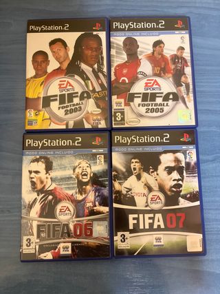 4 juegos FIFA PS2 