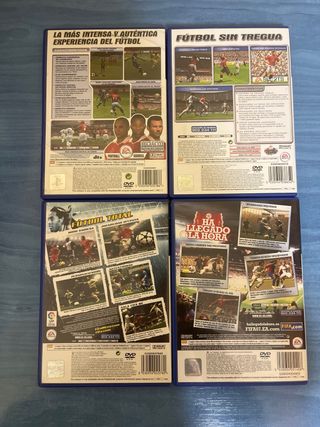 4 juegos FIFA PS2 