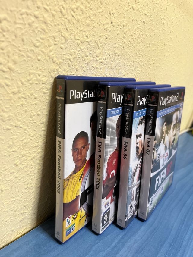 ¡OFERTA! 4 juegos FIFA PS2 
