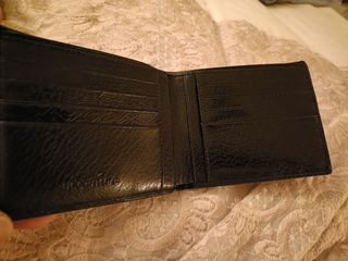 Cartera Piel Negra - Tarjetas & Billetes