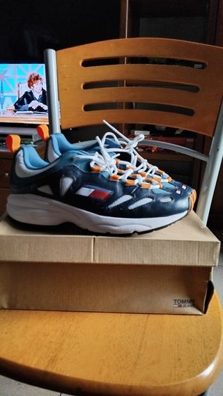 Tommy Jeans Sneakers - Scarpe Blu/Arancio Tg 42