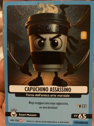 Carta Capuccino Assassino - Brain Rot