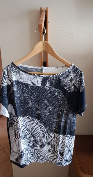 Maglietta mezza manica con bordino in fondo tg.L