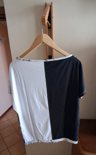 Maglietta mezza manica con bordino in fondo tg.L