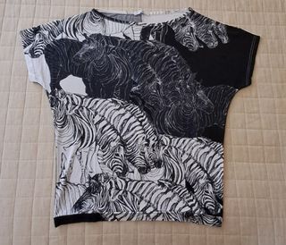 Maglietta mezza manica con bordino in fondo tg.L