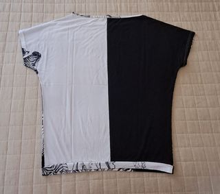 Maglietta mezza manica con bordino in fondo tg.L