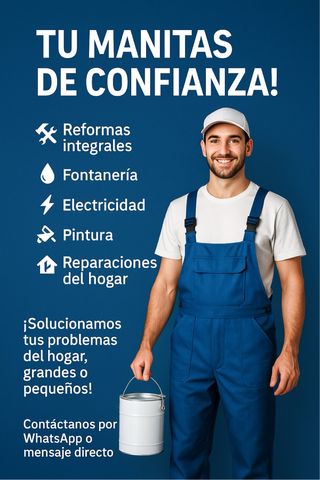 Reformas y Manitas, electricista, fontaneria