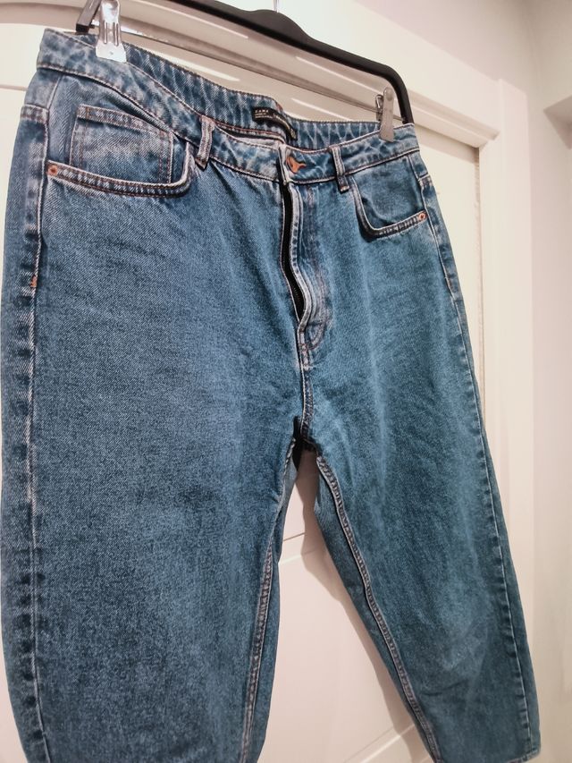 Vaqueros Zara azules mujer