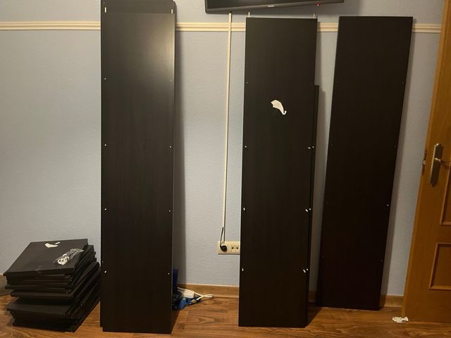 Estantería KALLAX negra IKEA 147x147cm