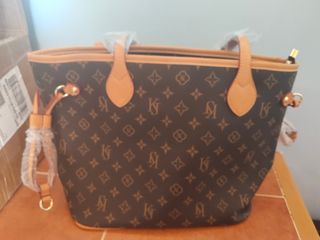 Bolso marrón tipo tote
