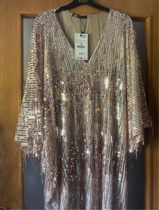 Vestido Zara lentejuelas