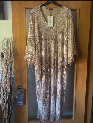 Vestido Zara lentejuelas