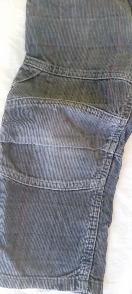 Pantalón pana infantil - Gris oscuro