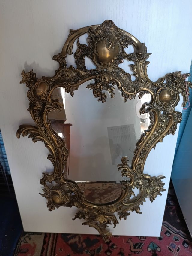 Espejo bronce vintage