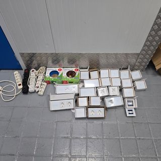 Pack enchufes y cables eléctricos