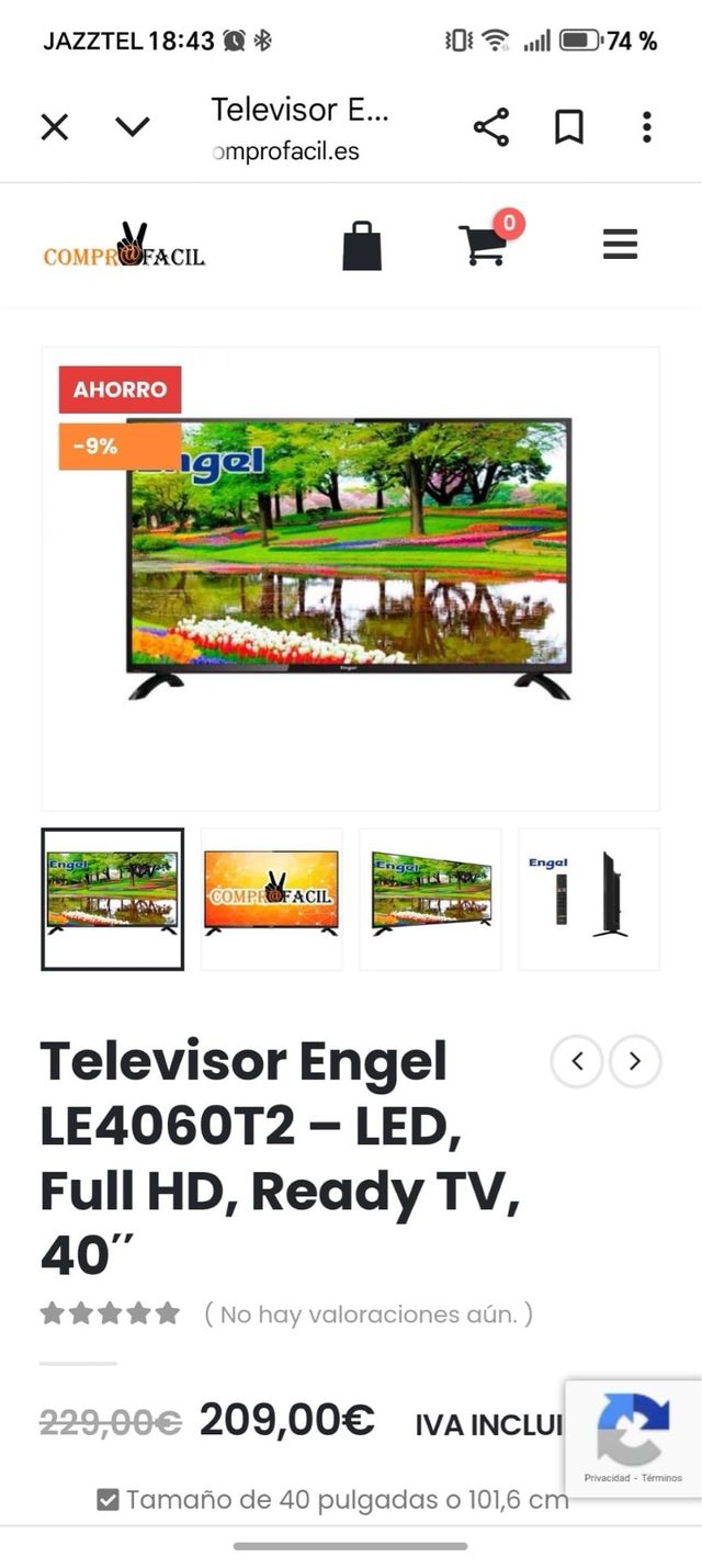 TV Android 40 engel