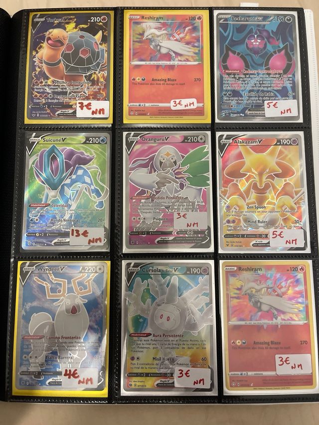 CARTA POKEMON VARIAS COLECCIONES PRECIO EN LA FOTO