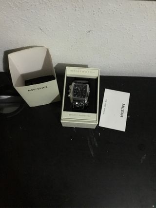 Reloj Megir - Cronógrafo Negro