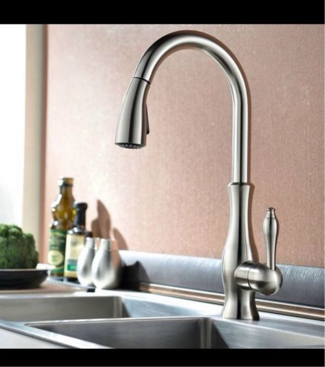 Grifo cocina acero inoxidable