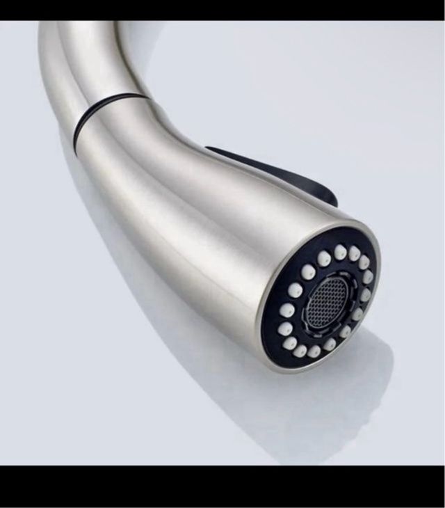 Grifo cocina acero inoxidable