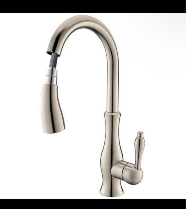 Grifo cocina acero inoxidable