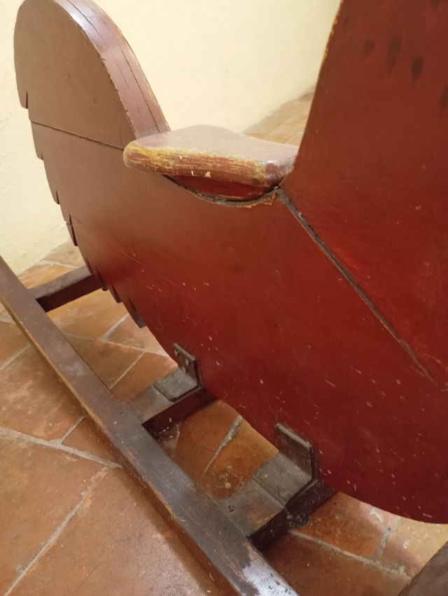 Balancín Gallo Madera Vintage