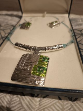 Joyas La Araucaria - Plata y Verde
