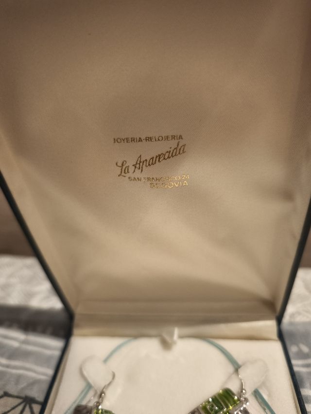 Joyas La Araucaria - Plata y Verde