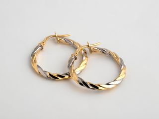 argollas oro 18k