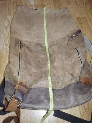 Mochila canvas marrón